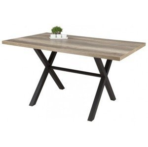 Jedálenský stôl Bonny 140x90 cm, dub divoký%