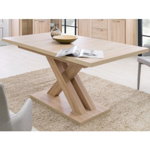 Rozkladací jedálenský stôl Avanti 160x90 cm, dub sonoma%