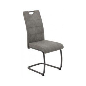 Jedálenská stolička Flora II, šedá vintage látka%