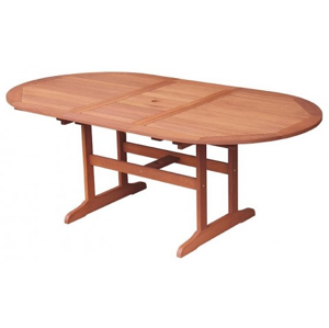 Rozkladací záhradný stôl Oval 152x107 cm%