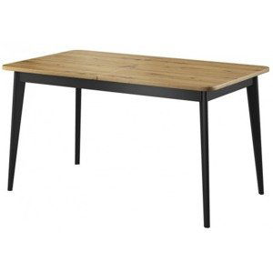 Rozkladací jedálenský stôl Nordi 140x80 cm, dub artisan%