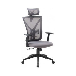 Kancelárska stolička Image, šedá látka%