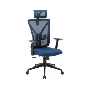 kancelárska stolička Image, modrá látka%