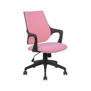 Kancelárska stolička Marika, ružová látka%