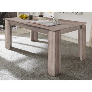 Jedálenský stôl Universal 160x90 cm, pieskový dub%