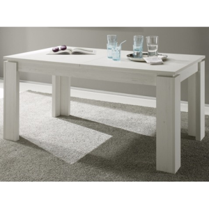 Jedálenský stôl Universal 160x90 cm, bielená pínia%