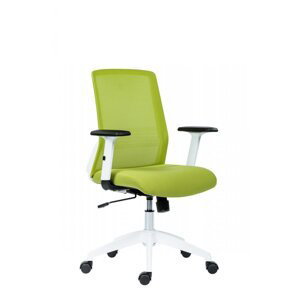 Kancelárska stolička na kolieskach Antares NOVELLO WHITE – s podrúčkami, viac farieb Zelená