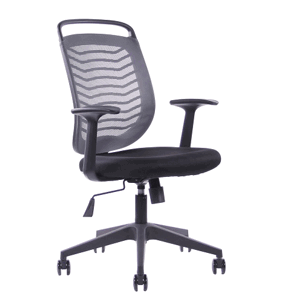 Kancelárska otočná stolička Sego JELL — viac farieb Sivá