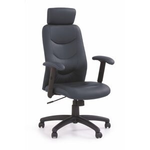 Kancelárska otočná stolička STILO - ekokoža, čierna