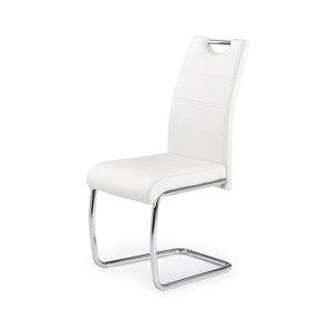 Jedálenská stolička MARSY –ekokoža, viac farieb Biela
