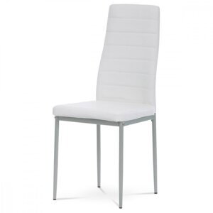 Jedálenská stolička VENTA — ekokoža, viac farieb Biela