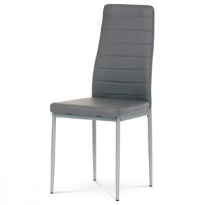 Jedálenská stolička VENTA — ekokoža, viac farieb Sivá