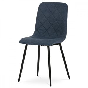 Jedálenská stolička SOVA — kov, látka, viac farieb Modrá