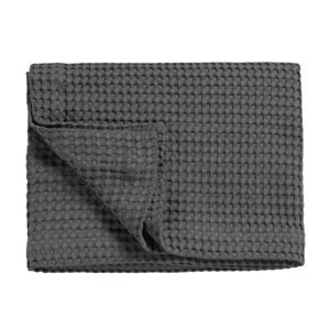 Vandyck Luxusní přehoz na postel Home Piqué waffle Off black - 270x250 cm
