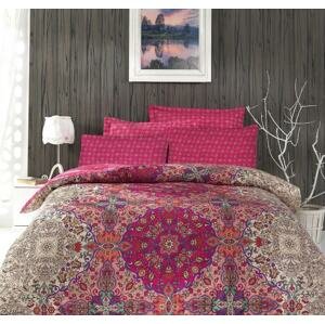 Cottonbox obliečka bavlnený satén Pink Orient - 240x220 / 2x70x90 cm