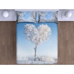 Gipetex Natural Dream 3D talianská obliečka 100% bavlna Love tree - 220x200 / 2x70x90 cm