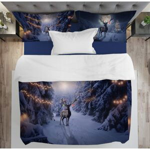Gipetex Natural Dream 3D talianská obliečka 100% bavlna Deer - 220x200 / 2x70x90 cm