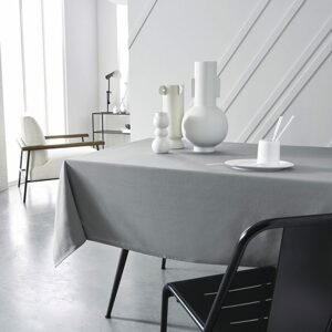 TODAY teflonový obrus Prestige 100% bavlna Acier - sv. sivá - 150x250 cm