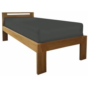Oak´s Dubová postel Mono Klasik - dub cink - 120x200 cm