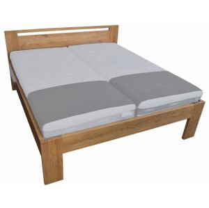 Oak´s Dubová masivná posteľ Corso - 140x200 cm