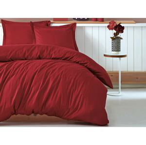 Cottonbox obliečka bavlnený satén Stripe red - 140x200 / 70x90 cm