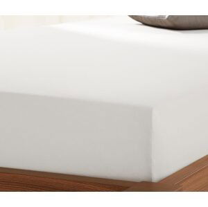 Džersejové napínacie prestieradlo, na matrace s rozmermi od 180 x 200 do 200 x 200 cm, biele