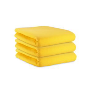 Džersejové napínacie prestieradlo, na matrace s rozmermi od 90 x 190 do 100 x 200 cm, žlté