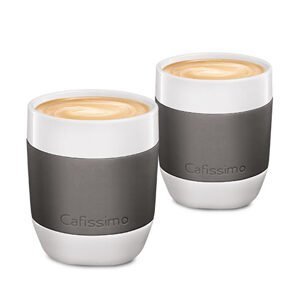 Šálky na kávu mini Edition, sivé, 2 ks