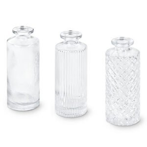 Súprava dekoračných fliaš zo skla