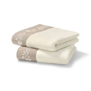 Prémiové uteráky, 2 ks, béžové