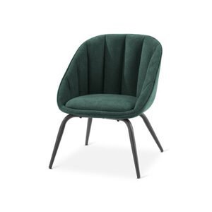Čalúnená stolička, sivo-zelená