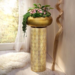 Weltbild LED dekorační sloup s květináčem Zlaté potěšení