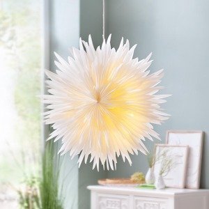 Weltbild LED dekorace Květ Dahlia, bílá, 60 cm