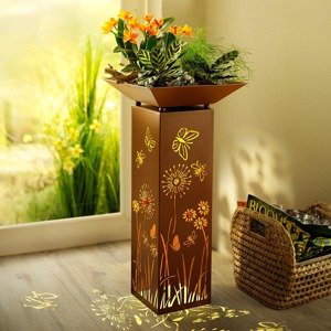 Weltbild LED dekorační sloup s květináčem Květinová louka