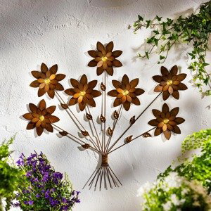 Weltbild Nástěnná dekorace Třpytivé květy