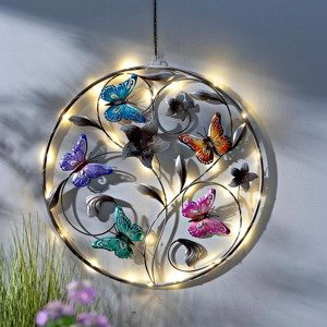 Weltbild Solární nástěnná dekorace Motýlí rej