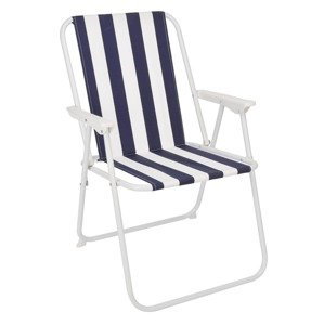 Haushalt international Skládací zahradní židle, modro-bílé pruhy