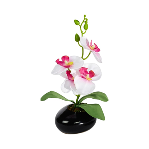 Umelá orchidea biela