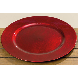 Dekoračné tanier Červený