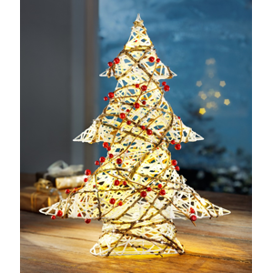 LED Vianočný strom, 50 cm, poškodený obal
