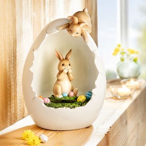 Veľkonočné vajíčko so zajačikmi a hracím strojčekom