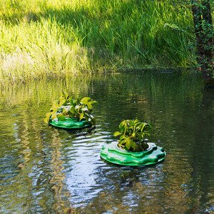 Plávajúce kvetináče do jazierka, 2 kusy