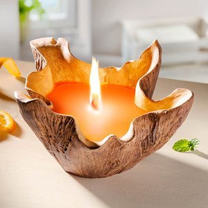 Vonná sviečka s praskajúcim knôtom Orange