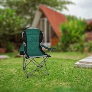 Skladacia stolička Deluxe, zelená