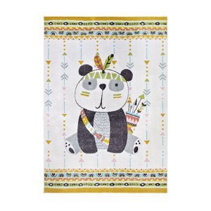 Detský kusový koberec Hanse Home Adventures 105959 Panda Cream 120x170 cm