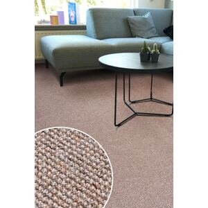 Metrážny koberec Titan 1418 koňakový 200 cm