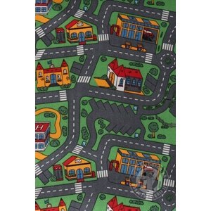 Detský metrážny koberec City Life 158 - Zvyšok 300x200 cm + obšitie