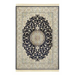 Kusový koberec Nouristan Naveh 104378 Dark blue Cream 135x195 cm
