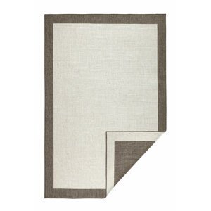Kusový koberec Northrugs Twin 103107 Brown Cream 80x150 cm