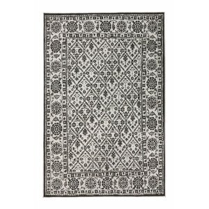 Kusový koberec Northrugs Twin 103113 Black Cream 80x150 cm